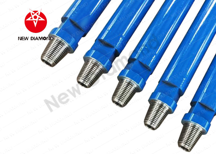 76mm API2 3/8'' REG DTH Drill Rods For Mine Mining / Well Bore , High