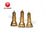 Durable DTH Water Well Drill Bits , 2 Air Holes Rock Drill Head Wear Resistance
