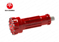 High Efficiency DTH Button Bits For DHD Series , Red Tapered Button Bits