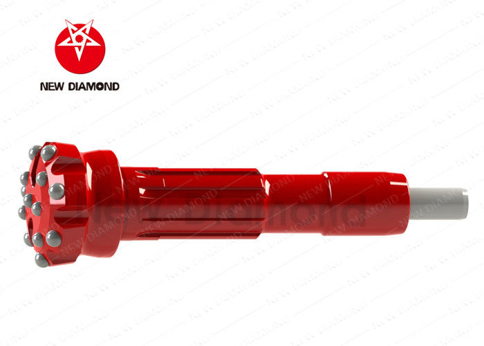 QL40 DTH Hammer Bits Alloy Steel Material 280mm No Head Length With Tail Pipe