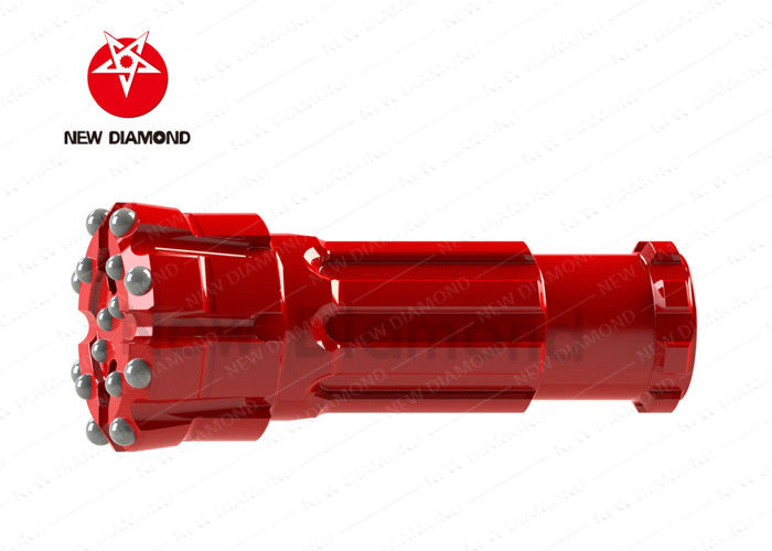 127 - 133mm Diameter Dth Hammer Button Bits High Wear Resistant For Guardrail Hole